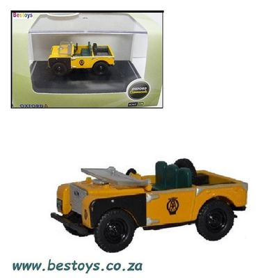 Oxford Diecast Model Car LAN180003 Land Rover Series 80&quot; 80 inch open back &quot;AA&quot; OO 1/76 railway scale