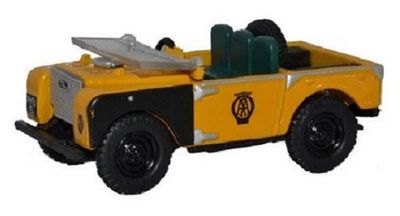 Oxford Diecast Model Car LAN180003 Land Rover Series 80" 80 inch open back "AA" OO 1/76 railway scale