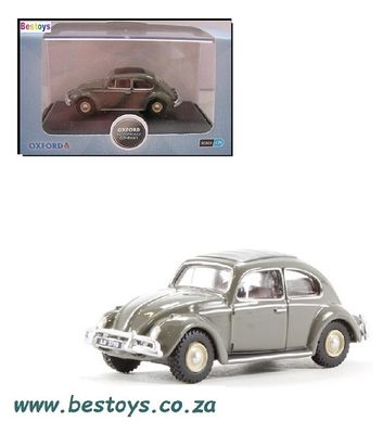 Oxford Diecast Model Car VWB004 VW Volkswagen Beetle 1/76 OO railway scale