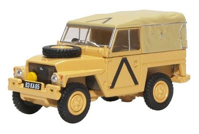 Oxford Diecast Model Car LRL008 Land Rover 1/2 half ton lightweight Gulf War Military 1/76 OO railway scale