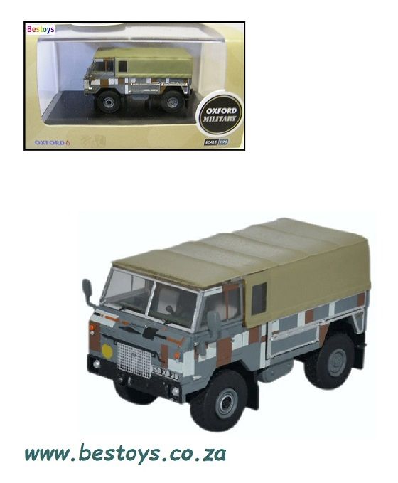 Oxford Diecast Model Car LRFCG002 Land Rover Forward Control GS Berlin Brigade Military 1/76 OO railway scale