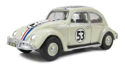 Oxford Diecast Model Car VWB001 Volkswagen VW Beetle "Herbie" No 53 1/76 OO railway scale