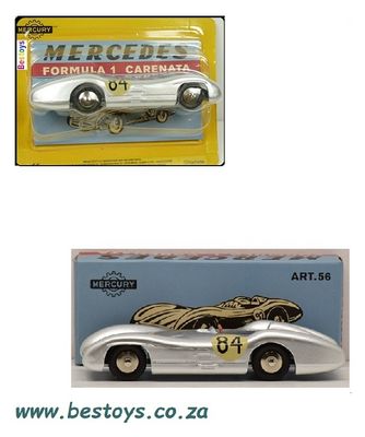 Hachette Mercury Diecast Model Car Collection Mercedes Benz Carenata No 84 F 1 F1 GP Motorsport 1/43 scale