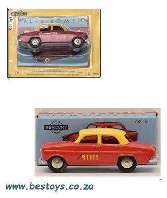 Hachette Mercury Diecast Model Car Collection Alfa Romeo Giulietta Taxi Bern 1/43 scale