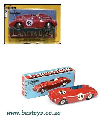 Hachette Mercury Diecast Model Car Collection Lancia D 24 D24 No 48 Motorsport 1/43 scale