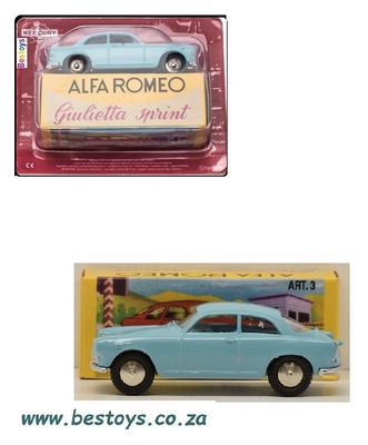Hachette Mercury Diecast Model Car Collection Alfa Romeo Giulietta Sprint Veloce 1/43 scale