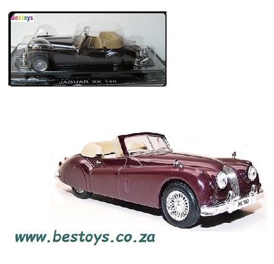 Supercars Diecast Model Car Collection Jaguar XK 140 XK140 1/43 scale