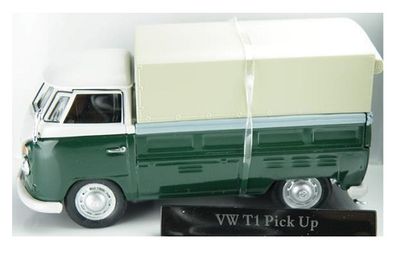 Cararama Hongwell Diecast Model Car VW Volkswagen Kombi T 1 T1 Pickup + Canopy 1/43 scale