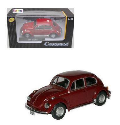 Cararama Hongwell Diecast Model Car VW Volkswagen Beetle 1/43 scale
