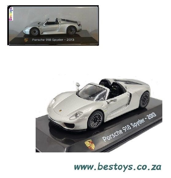 Supercars Diecast Model Car Collection Porsche 918 Spyder 2013 1/43 scale