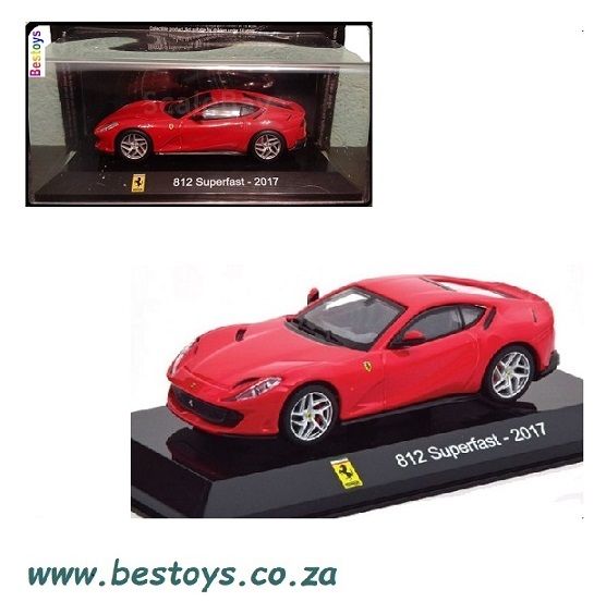 Supercars Diecast Model Car Collection Ferrari 812 Superfast 2017 1/43 scale