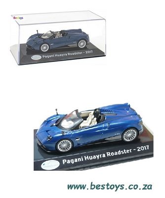 Supercars Diecast Model Car Collection Pagani Huayra Roadster 2017 1/43 scale