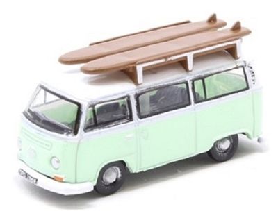 Oxford Diecast Model Car NVW007 VW Volkswagen Kombi T 2 T2 Bus + Surfboards 1/144 N scale railway