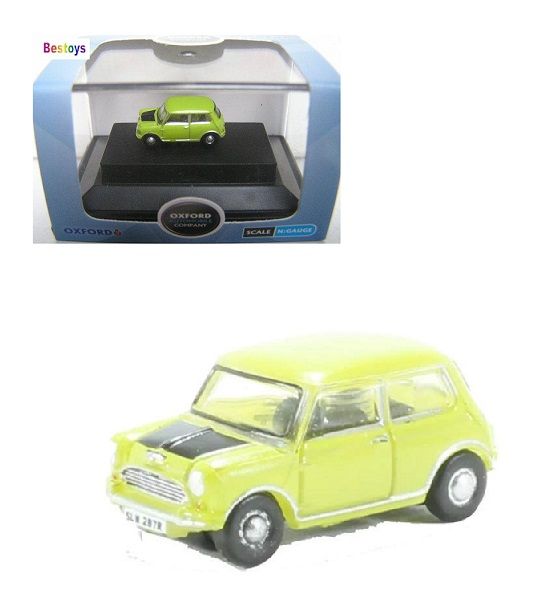 Oxford Diecast Model Car NMN005 Mini Cooper Mr Bean Movie TV Film 1/144 N railway scale