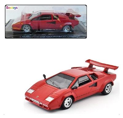 Supercars Diecast Model Car Collection Lamborghini Countach LP 500 LP500 1/43 scale