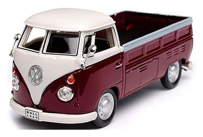 Cararama Hongwell Diecast Model Car VW Volkswagen Kombi T 1 T1 Pickup 1/43 scale