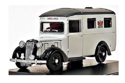 Oxford Diecast Model Car AMB003 Austin 18 Ambulance "Carlisle" 1/76 OO railway scale