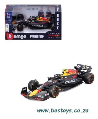 Burago 38082 Formula 1 F1 Red Bull RB19 No 11 Perez 2023 GP 1/43 scale