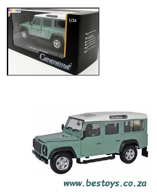 Cararama Hongwell Diecast Model Car Land Rover Defender 110 Stationwagon 1/24 scale