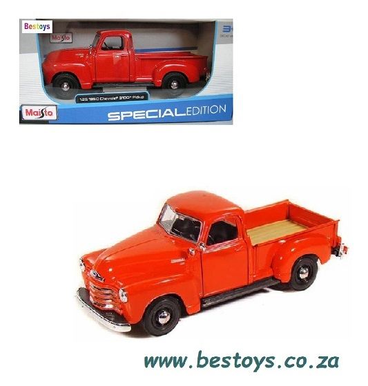 Maisto Diecast Model Car 31952 Chevy Chevrolet C 3100 C3100 Pickup 1950 1/25 scale