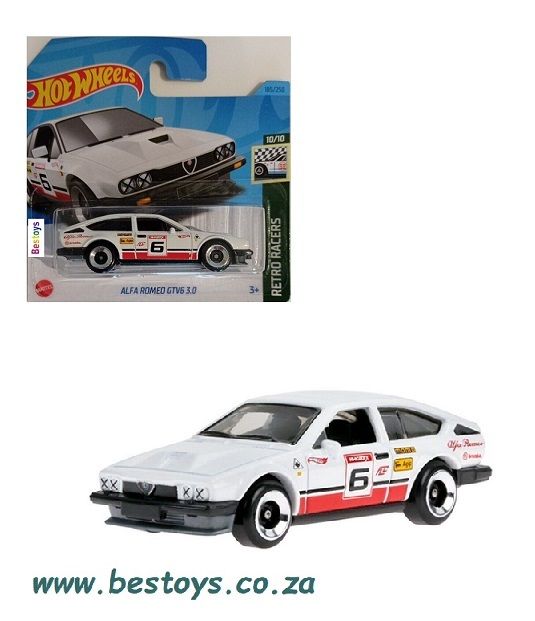 Hot Wheels 2023 185/250 Alfa Romeo GTV 6 GTV6 3.0 Retro Racers