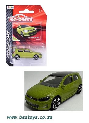 Majorette Diecast Model Car VW Volkswagen Golf 7 GTi 1/64 scale