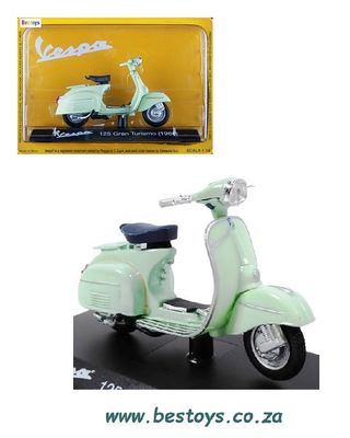 Vespa Piaggio Diecast Model Scooter Collection 125 Gran Turismo 1966 1/18 scale