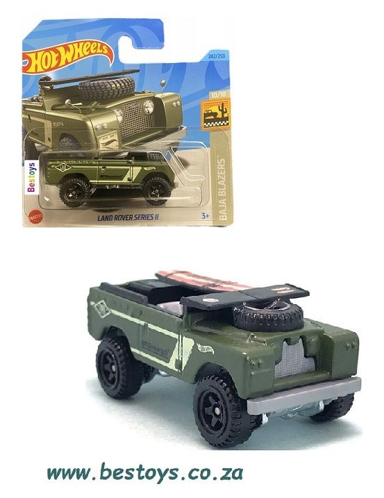 Hotwheels Hot Wheels Diecast Model Car 2023 242/250 Land Rover Series 2 Baja Blazers
