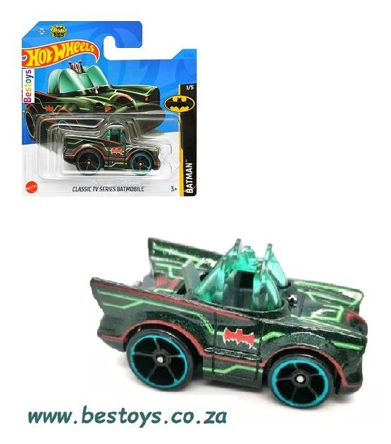 Hotwheels Hot Wheels Diecast Model Car 2022 3/250 Batman Batmobile Classic TV Series Tooned