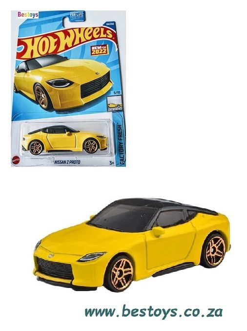 Hotwheels Hot Wheels Diecast Model Car First Edition 2022 124/250 Nissan Z Proto Factory Fresh 1/64 scale