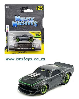 Maisto Muscle Machines Diecast Model Car Ford Mustang RTR-X 1/64 scale