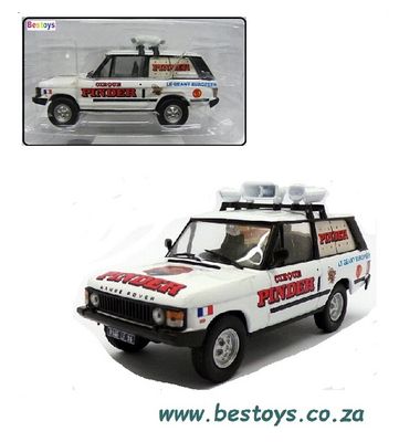 Circus Vehicles Diecast Model Car Collection Range Rover 4x4 &quot;Pinder Circus&quot; 1/43 scale