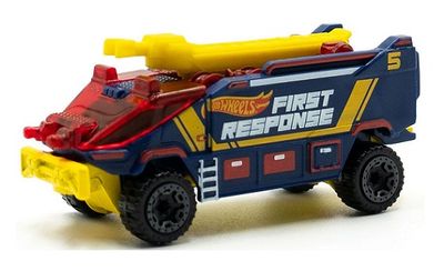 Hotwheels Hot Wheels Diecast Model Car 2024 9/250 Runway Res-Q Airport Fire Truck First Response