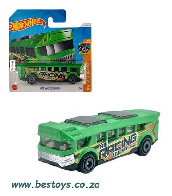 Hotwheels Hot Wheels Diecast Model Car 2024 5/250 Hot Wheels High School Bus Fast Transit