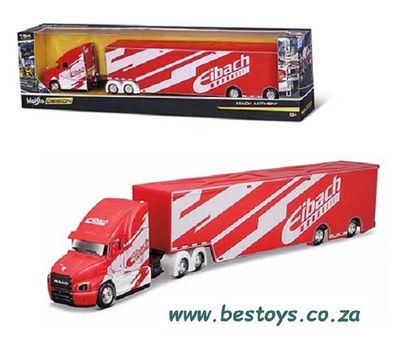 Maisto Diecast Model Truck Design Hauler Series Mack Anthem &quot;Eibach&quot; 1/64 scale