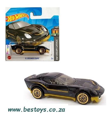Hotwheels Hot Wheels Diecast Model Car 2023 105/250 El Segundo Coupe Dream Garage 1/64 scale