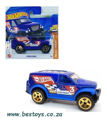 Hotwheels Hot Wheels Diecast Model Car 2023 189/250 Power Panel No 3 Hot Trucks