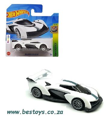 Hotwheels Hot Wheels Car 2023 250/250 McLaren Solus GT Exotics 1/64 scale