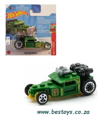 Hotwheels Hot Wheels Diecast Model Car 2023 104/250 Brick &amp; Motor Brick Rides