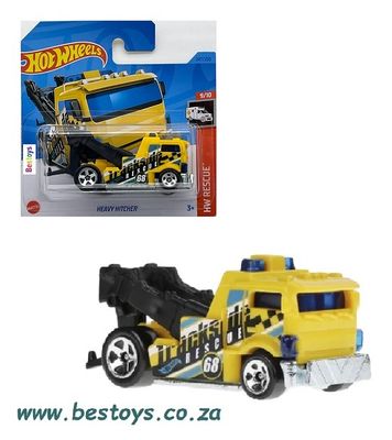 Hotwheels Hot Wheels Diecast Model Car 2023 247/250 Heavy Hitcher Tow Truck Rescue