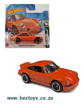 Hotwheels Hot Wheels Diecast Model Car 2023 125/250 Porsche 911 Carrera RS 2.7 Retro racers 1/64 scale