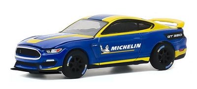 Greenlight Diecast Model Car Exclusive Ford Mustang Shelby GT 350 R GT350R 2019 "Michelin" 1/64 scale
