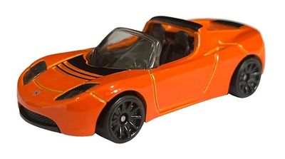 Hotwheels Hot Wheels Diecast Model Car 2023 217/250 Tesla Roadster Then &amp; Now 1/64 scale