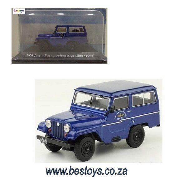 Argentina Diecast Model Car Collection IKA Jeep Argentina Airllines 1964 1/43 scale