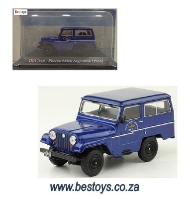 Argentina Diecast Model Car Collection IKA Jeep Argentina Airllines 1964 1/43 scale