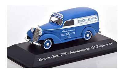 Argentina Diecast Model Car Collection Mercedes Benz 170 D 170 D 1954 Juan Fangio Auto Repairs 1/43 scale