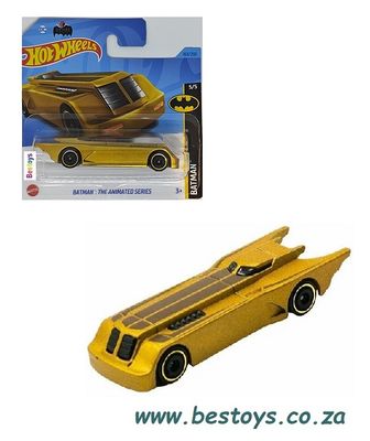 Hotwheels Hot Wheels Diecast Model Car 2023 169/250 Batmobile Batman Animated Series 1/64 scale