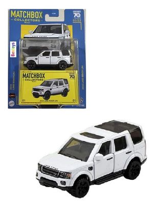 Matchbox Diecast Model Car 2023 Collectors Land Rover LR4 2016 70th Anniversary 1/64 scale