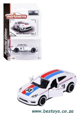 Majorette Diecast Model Car Porsche Series Porsche Panamera Turbo No 59 1/64 scale