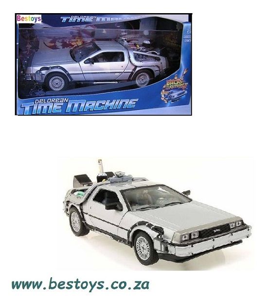 Welly Diecast Model Car 22441 Movie Film Back to the Future 2 Delorean Time Machine 1/24 scale